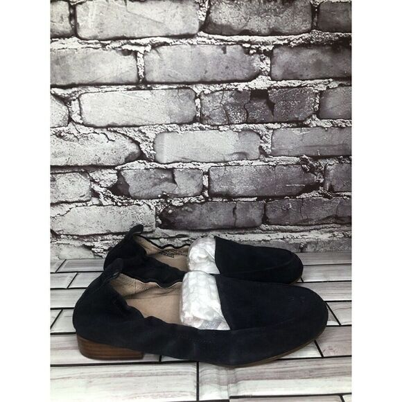 Abeo Bio System Jean Navy Blue Suede Leather Flats Shoes Women’s Sz 6N US/36.5EU - Picture 6 of 16